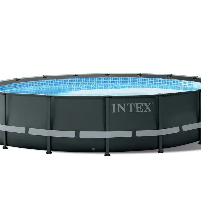 Piscina cu cadru metalic INTEX Ultra Rondo XTR Ø 488 x 122 cm ( u pompa de filtrare + scara + folie acoperire )