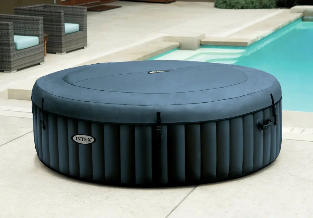 Jacuzzi gonflabil Intex PureSpa Plus Bubble Massage 216 x 71 cm - imagine 7