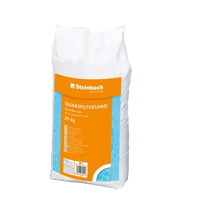 Nisip cuartos filtrare 0,4 - 0,8 mm 25 kg / sac