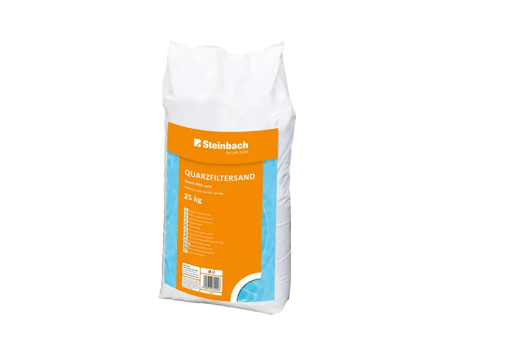 Nisip cuartos filtrare 0,4 - 0,8 mm 25 kg / sac