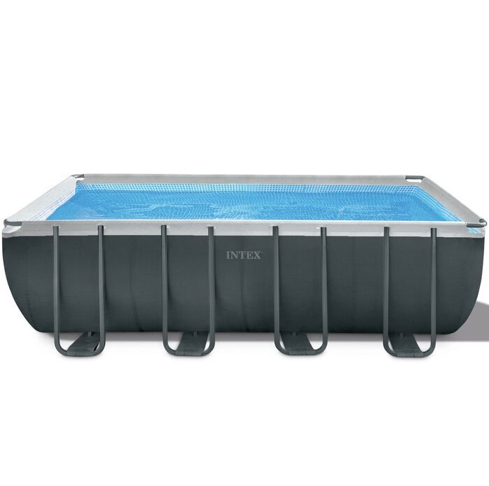 Piscina cu cadru metalic INTEX Ultra Quadra XTR 549 x 274 x 132 cm ( cu pompa de filtrare + scara + folie acoperire )