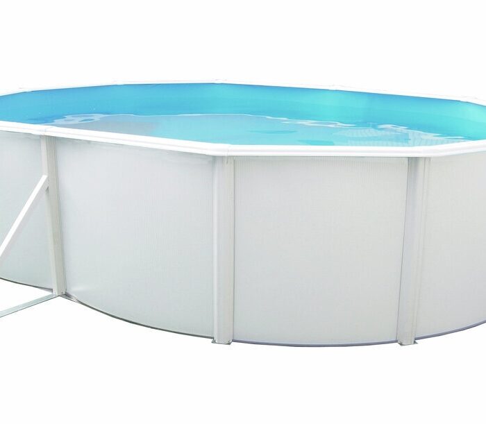 Piscina supraterana cu pereti de otel  Nuovo de Luxe oval 550 x 366 x 120 cm