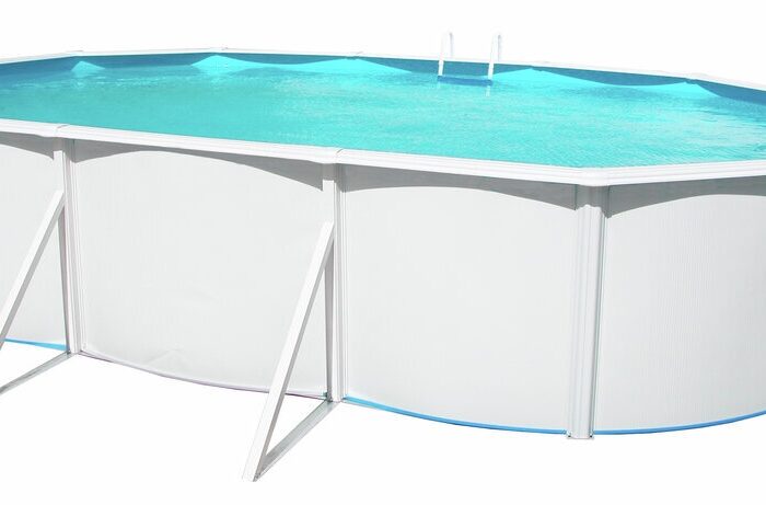 Piscina supraterana cu pereti de otel  Nuovo de Luxe oval 640 x 366 x 120 cm
