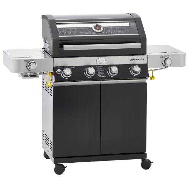 Gratar pe gaz Videro G4-S negru, Rosle