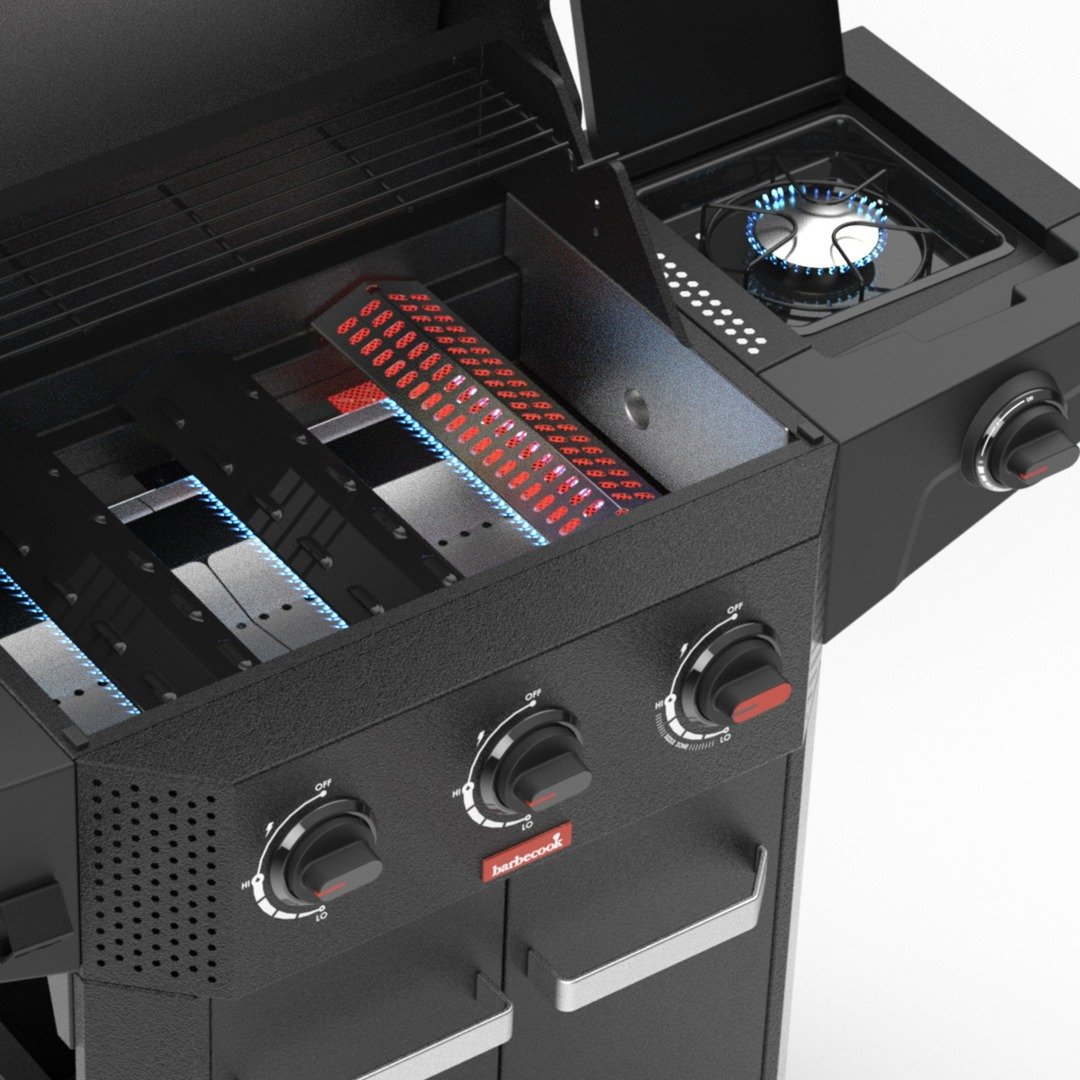 Gratar pe gaz Luca 312, Barbecook - imagine 5