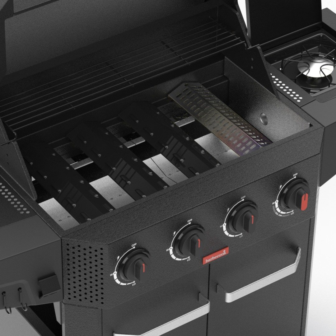 Gratar pe gaz Luca 412, Barbecook - imagine 4