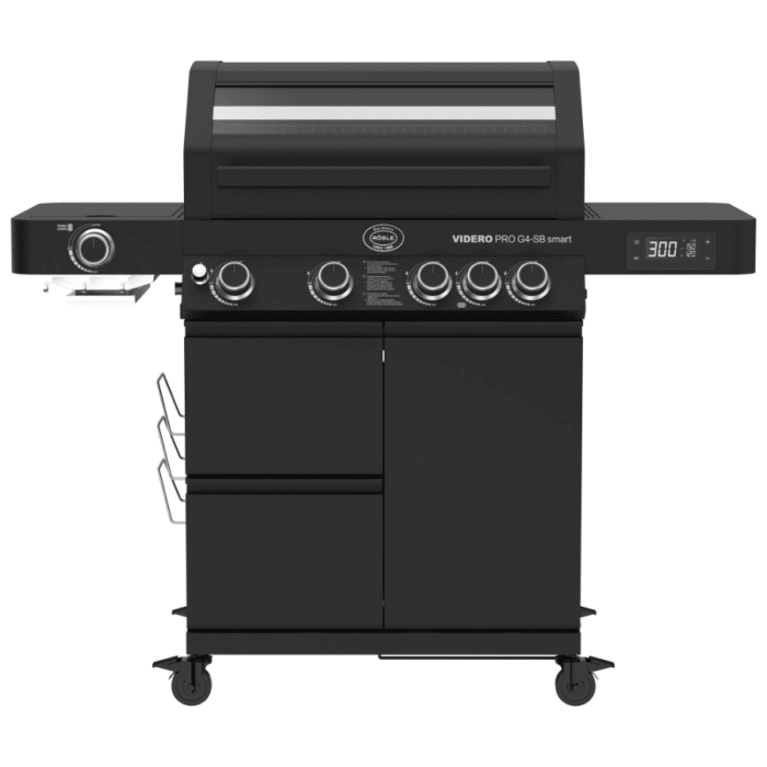 Gratar pe gaz Videro Pro G4-SB Smart Vario+, Rosle