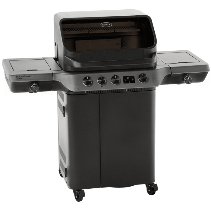 Gratar pe gaz BLAZEFLAME Master 3, Rosle